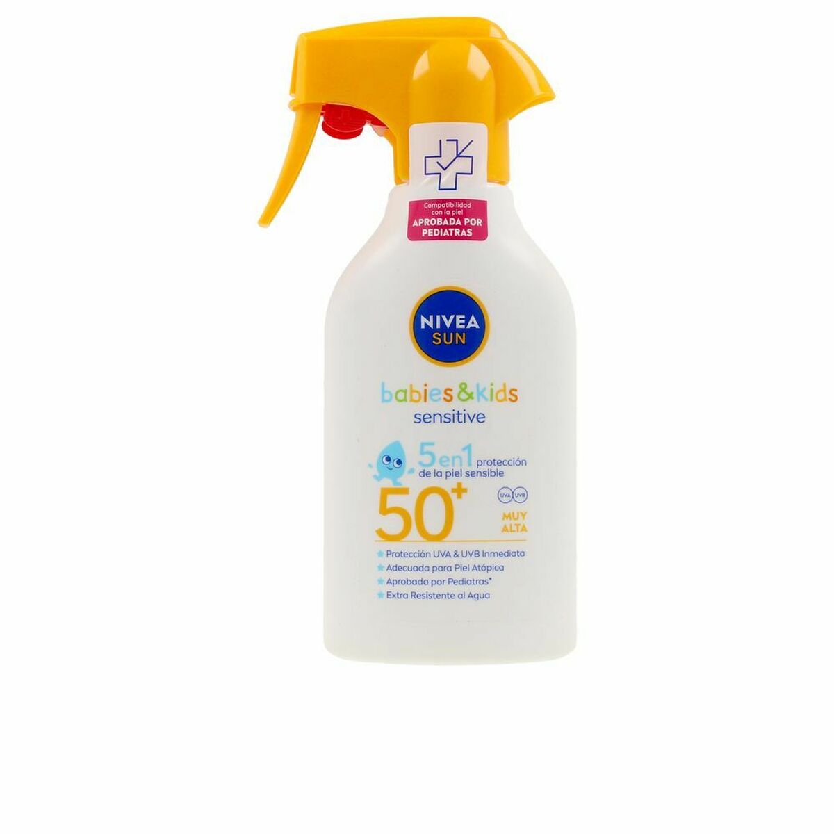 Sunscreen Spray for Children Nivea Sun Kids Sensitive SPF 50+ 270 ml-0