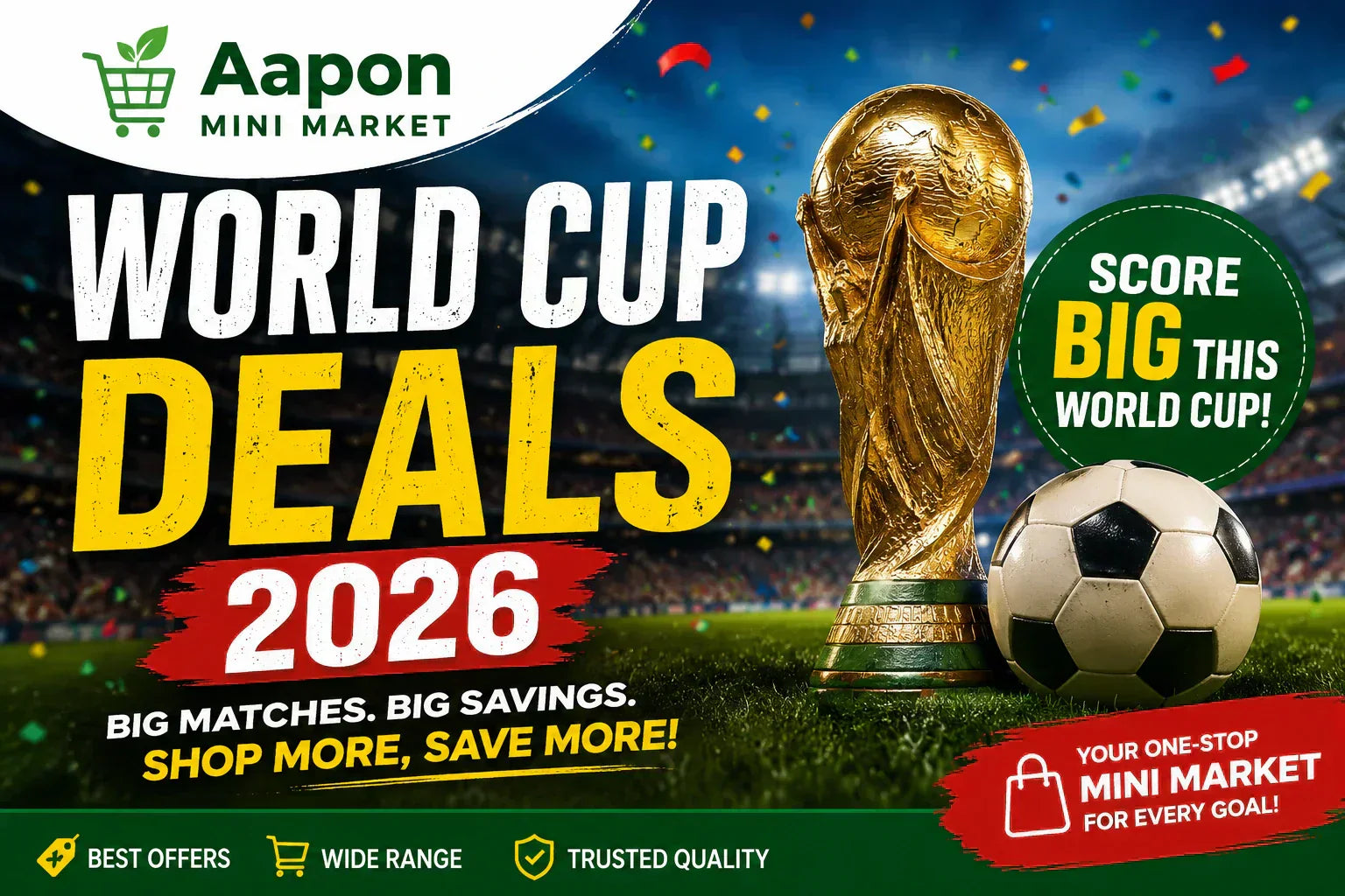 Aapon Mini Market World Cup Deals 2026