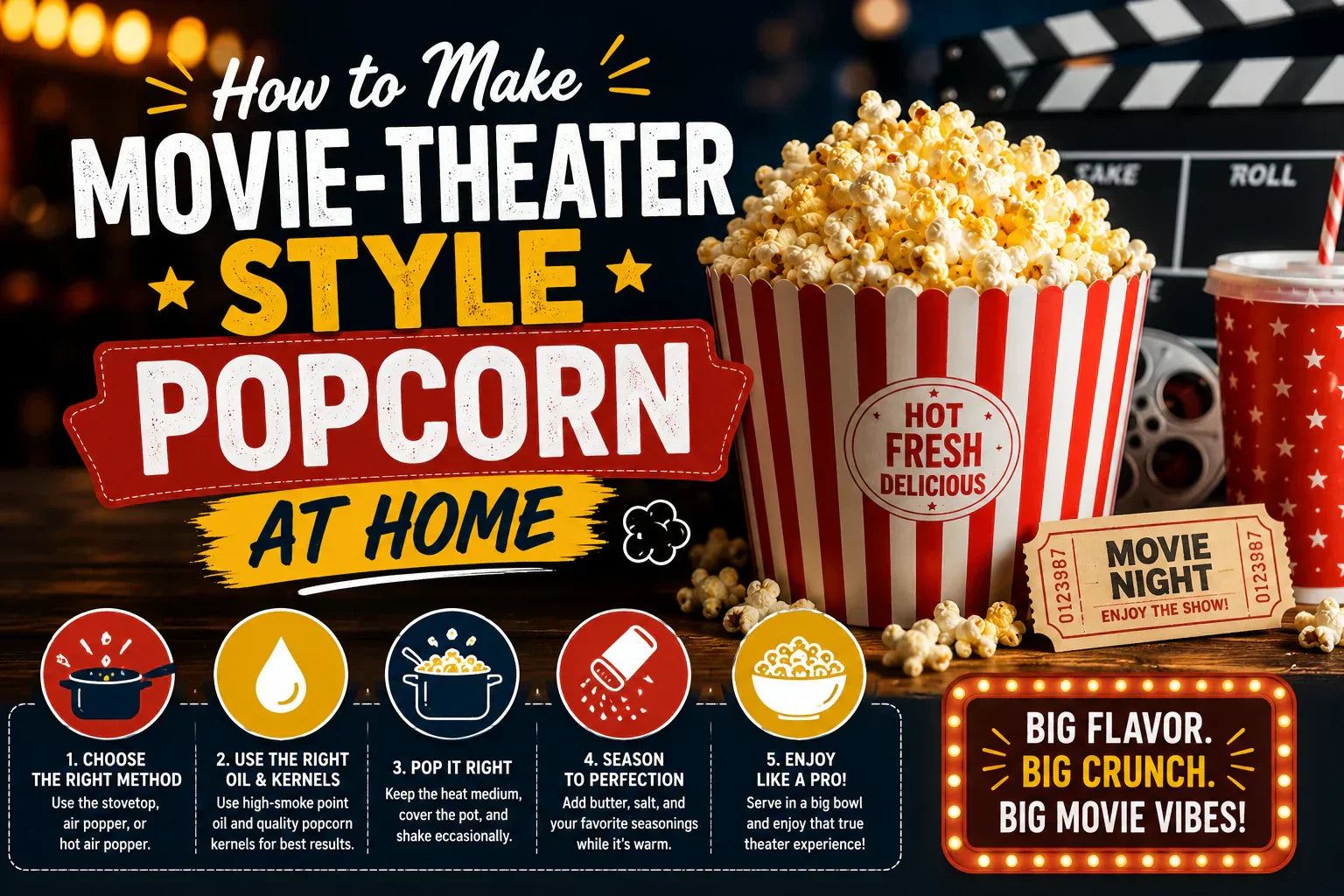 How to Make Movie-Theater Style Popcorn at Home