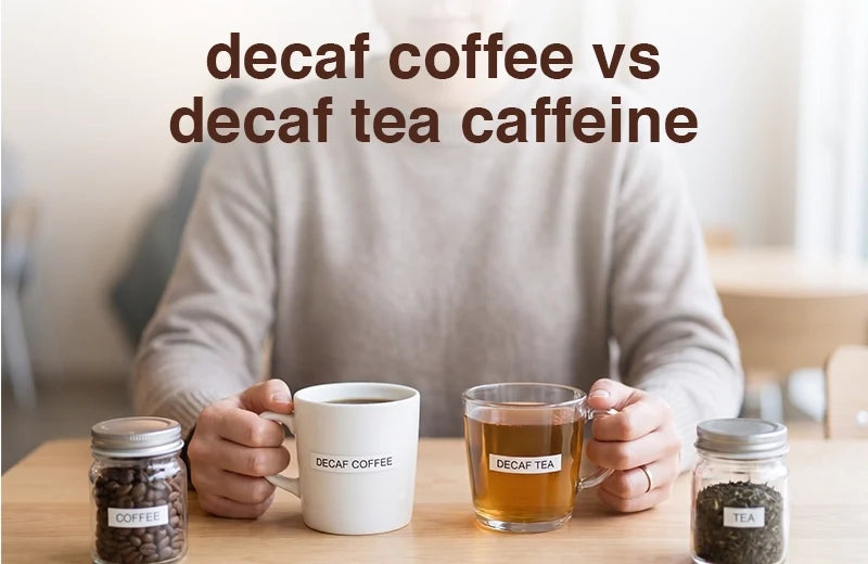 Which is better for you, decaf coffee or decaf tea?