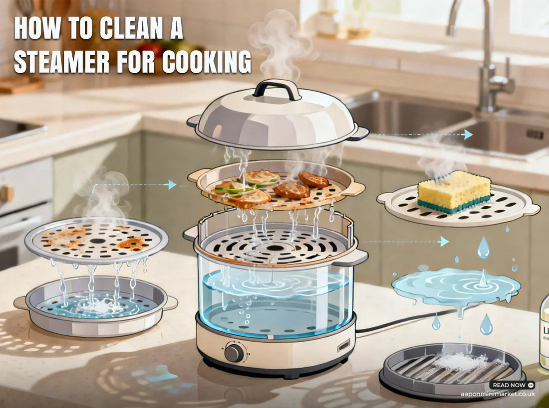 aapon mini market How to Clean a Steamer for Cooking