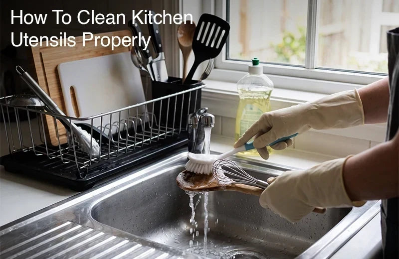 How to Clean Kitchen Utensils Properly