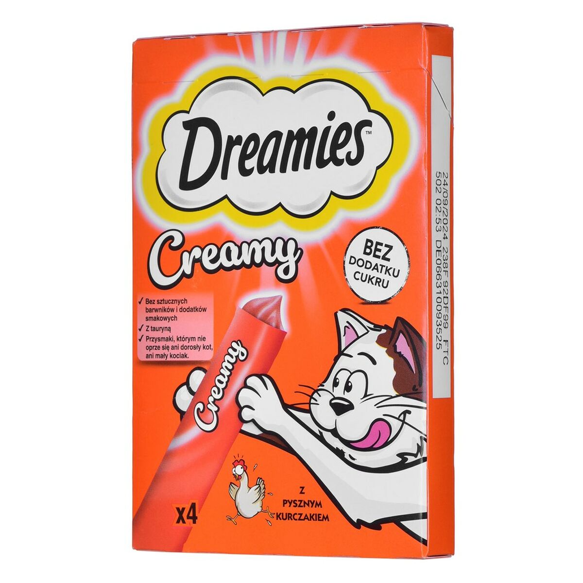 Snack for Cats Dreamies Creamy 4 x 10 g Chicken-2