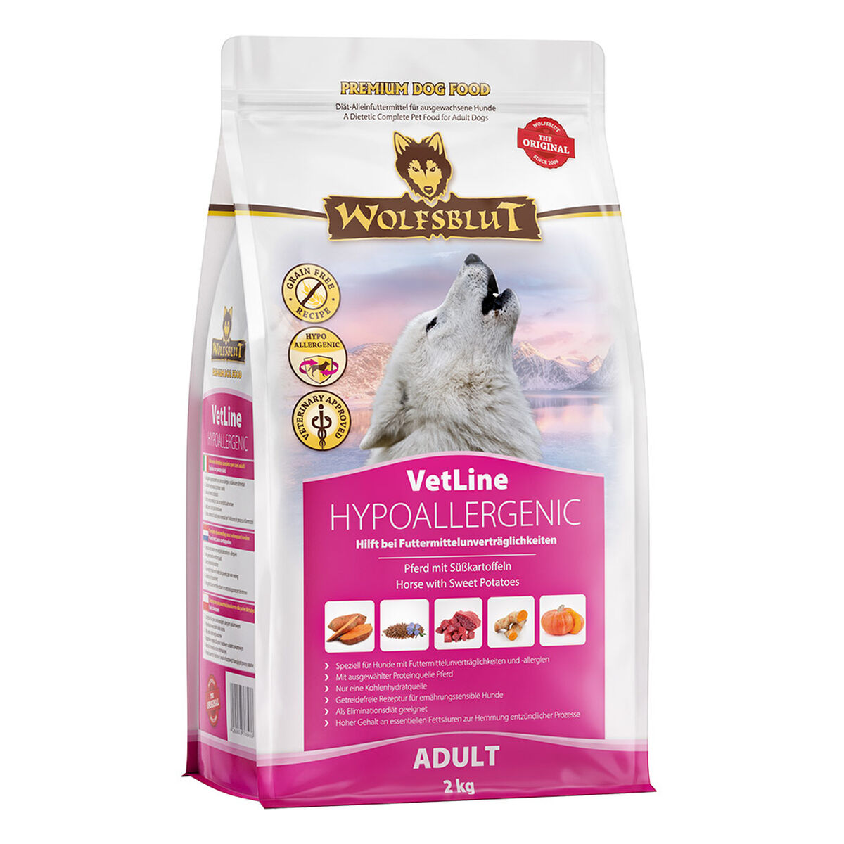 Fodder Wolfsblut Adult Meat 2 Kg-6
