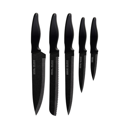 Cutlery Smile SNS-4 Black Grey Wood Stainless steel 5 Pieces-3
