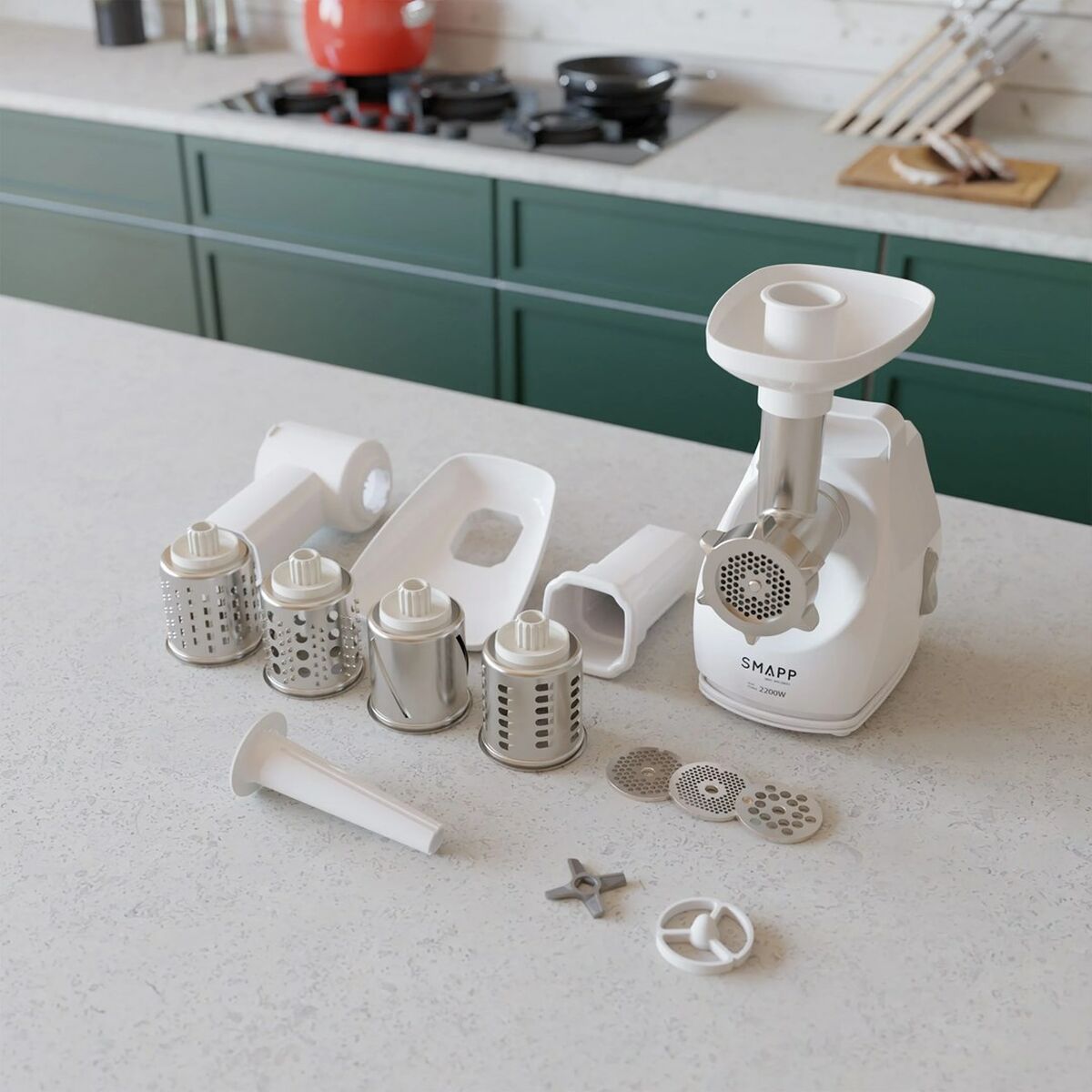 Mincer SMAPP 490.81 BIAŁA White 2200 W-6