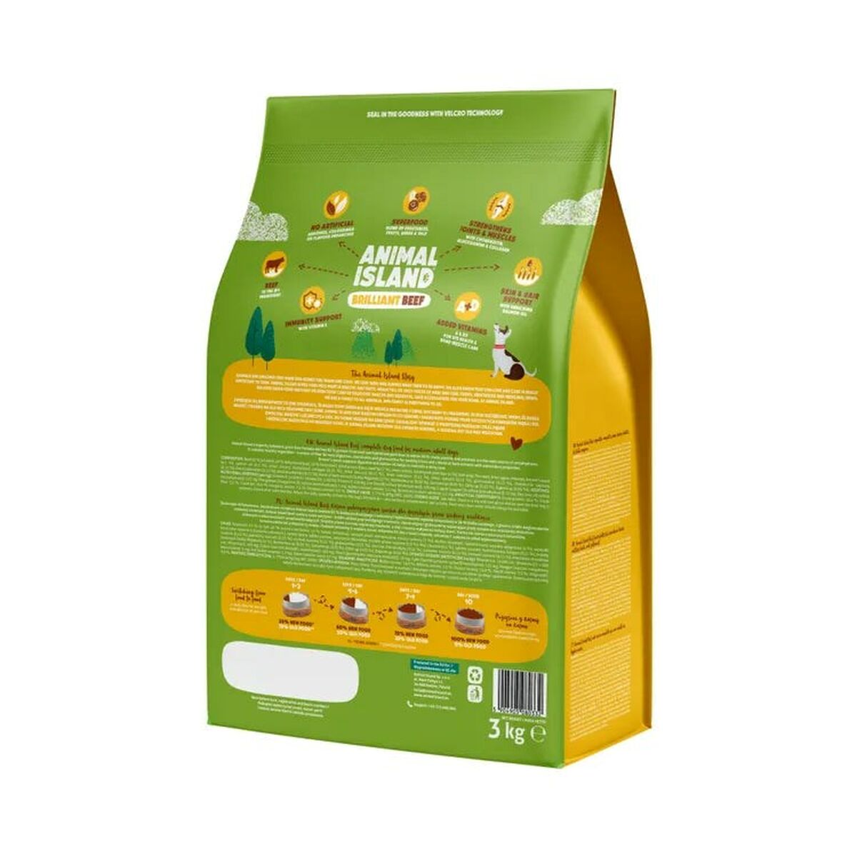 Fodder ANIMAL ISLAND Brilliant beef Veal 3 Kg-1