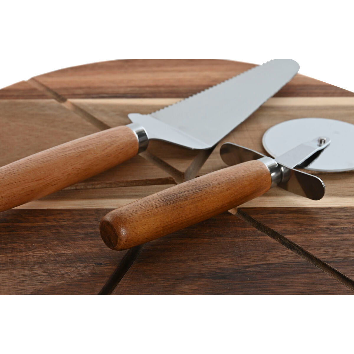 Cutting board Home ESPRIT Natural 30 x 40 x 1,5 cm (3 Pieces)-2