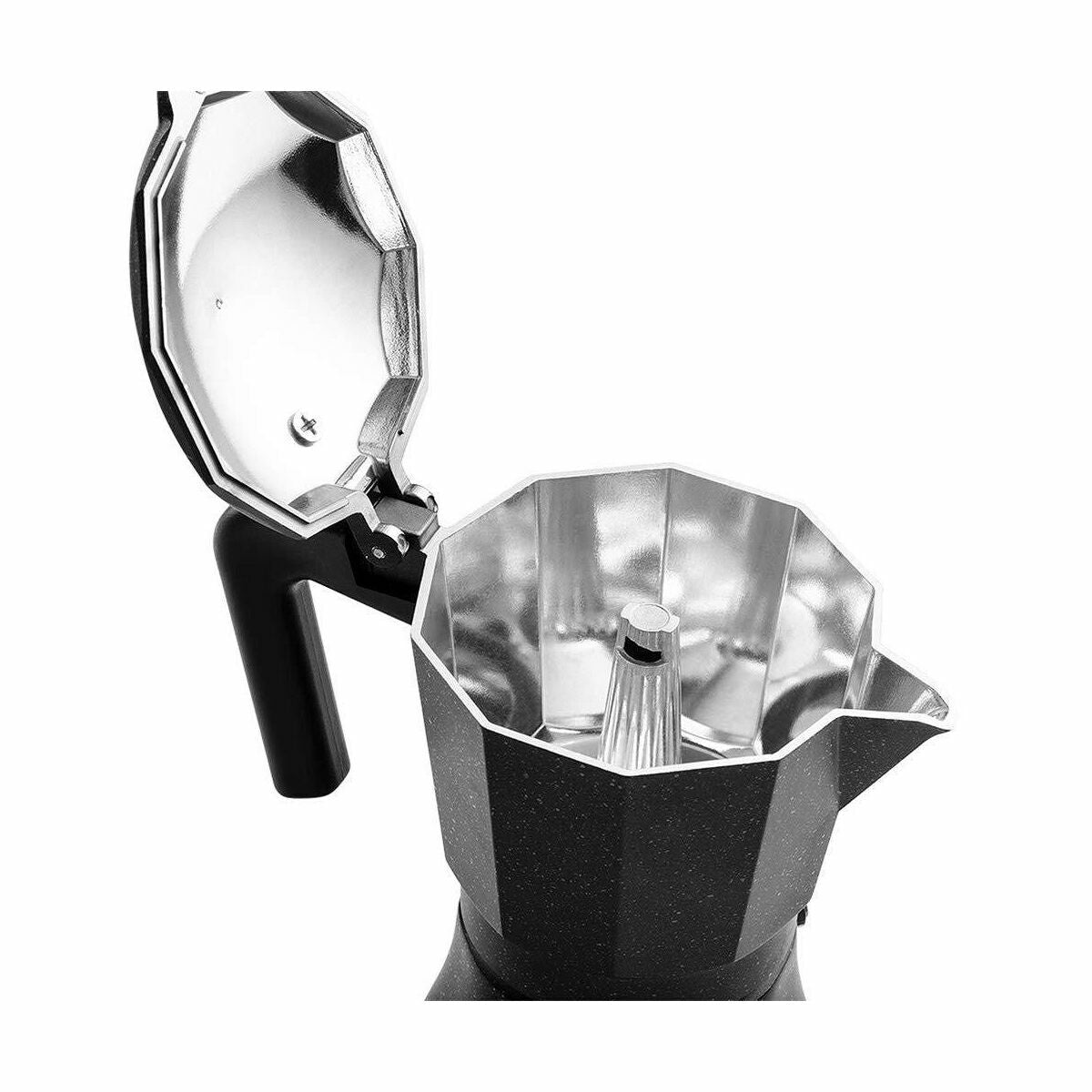Italian Coffee Pot Fagor TIRAMISU 6 Black Aluminium-21
