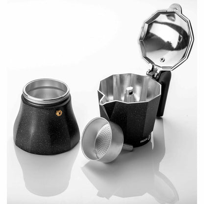 Italian Coffee Pot Fagor TIRAMISU 6 Black Aluminium-18