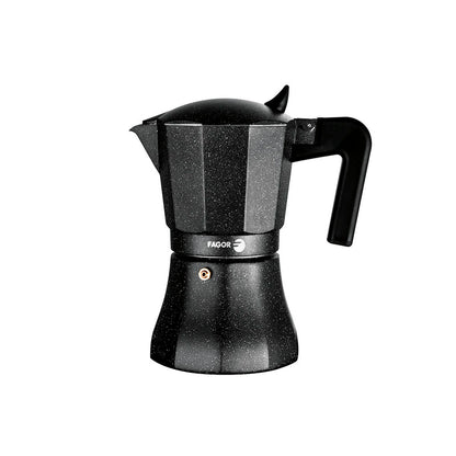 Italian Coffee Pot Fagor TIRAMISU 6 Black Aluminium-6