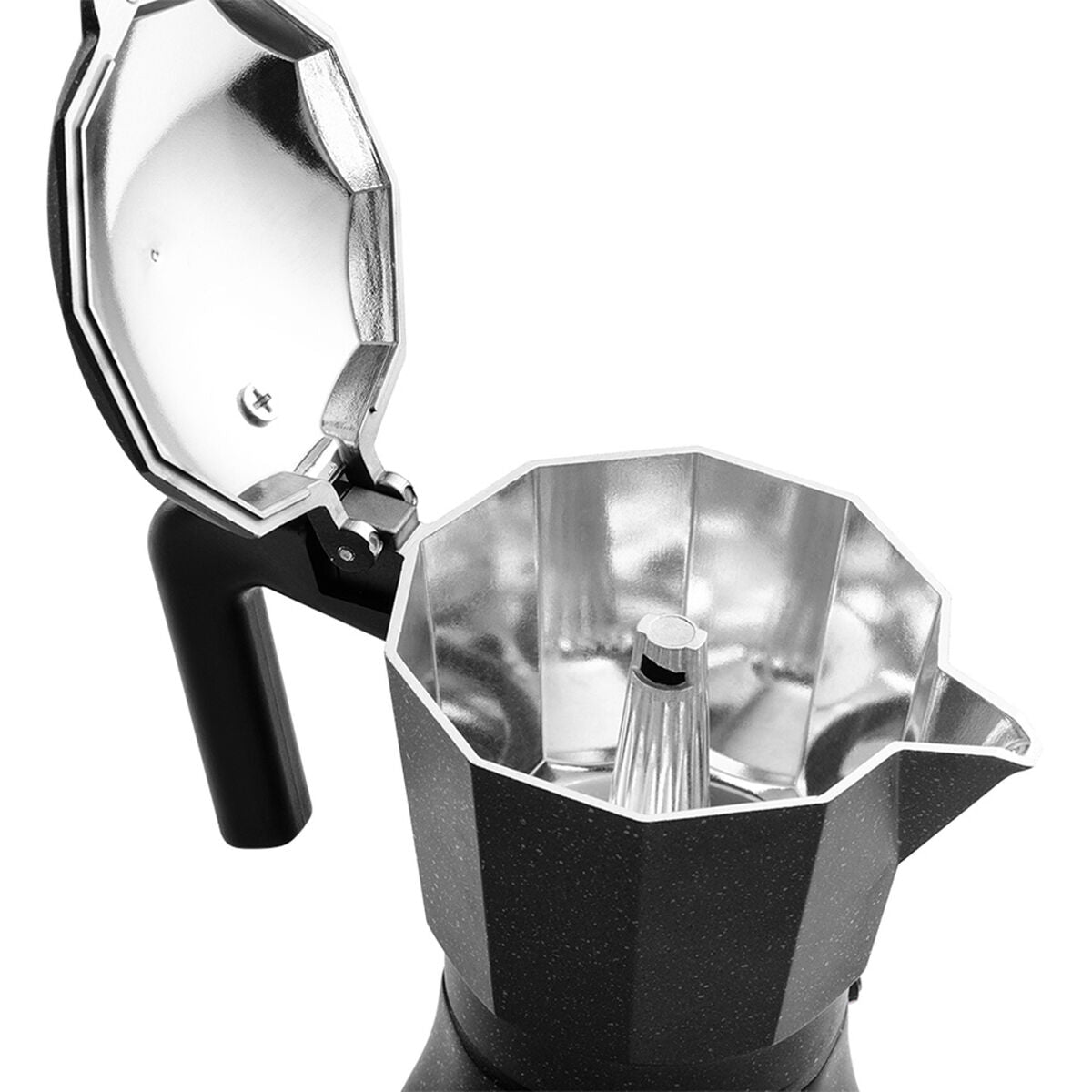 Italian Coffee Pot Fagor TIRAMISU 6 Black Aluminium-2