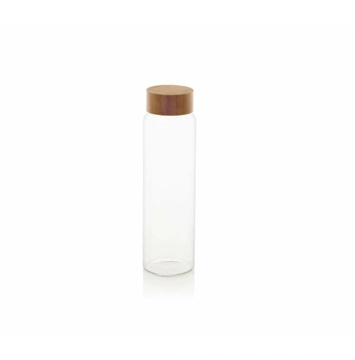 Aaponminimarket Bottle Andrea House ms70099 Glass Bamboo 1 L