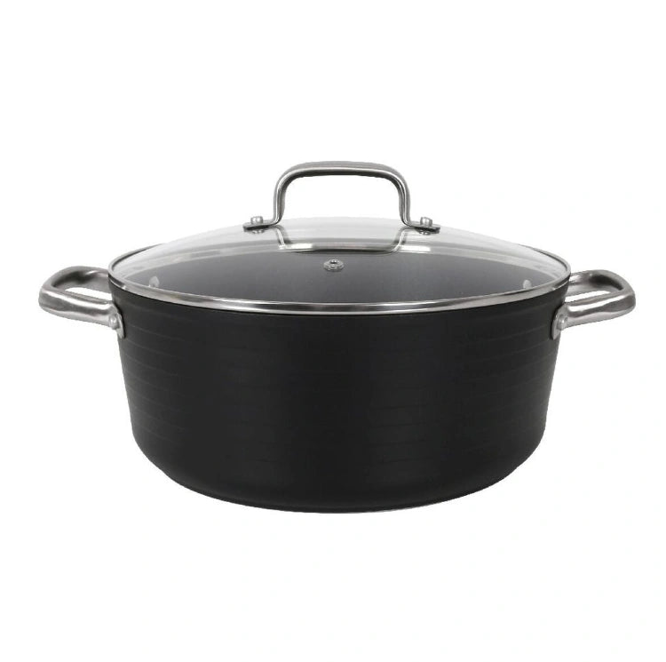 Aaponminimarket Casserole with glass lid Quttin Spiral