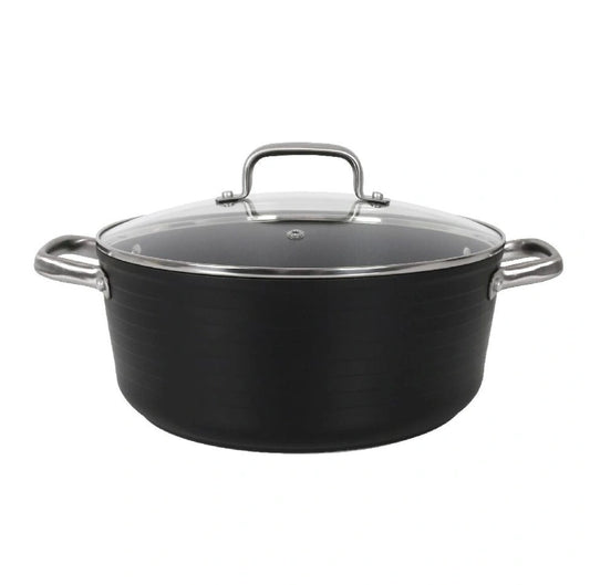 Aaponminimarket Casserole with glass lid Quttin Spiral
