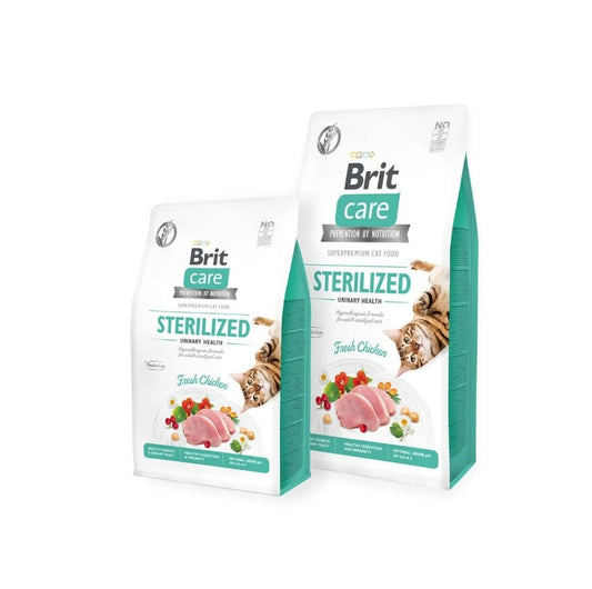 Aaponminimarket Cat food Brit Care Grain Free Sterilized Urinary Health Adult Chicken 7 kg