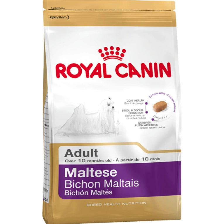 Aaponminimarket Fodder Royal Canin Maltese Adult Adult Chicken Corn Birds 1,5 Kg