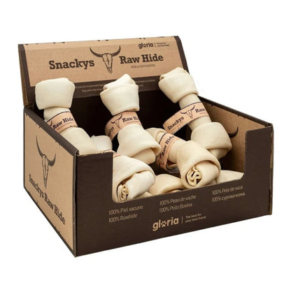 Aaponminimarket Gloria Snackys Rawhide Knot 15–17 cm (10 Units)
