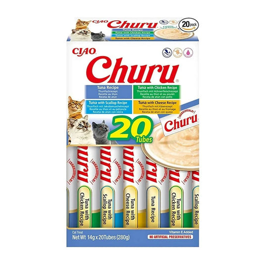 Aapon Mini Market Ltd Snack for Cats Inaba Churu Variety box Tuna Fish