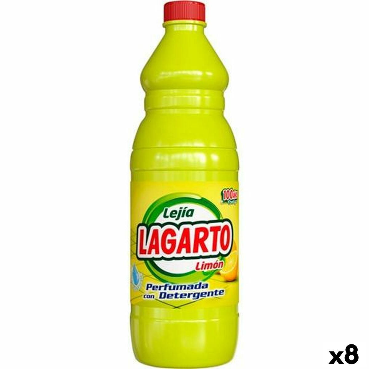 Bleach Lagarto Lemon 1,5 L (8 Units) - Aapon Mini Market Ltd