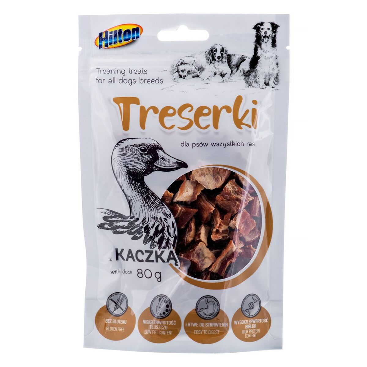 Dog Snack Hilton Duck 80 g - Aapon Mini Market Ltd