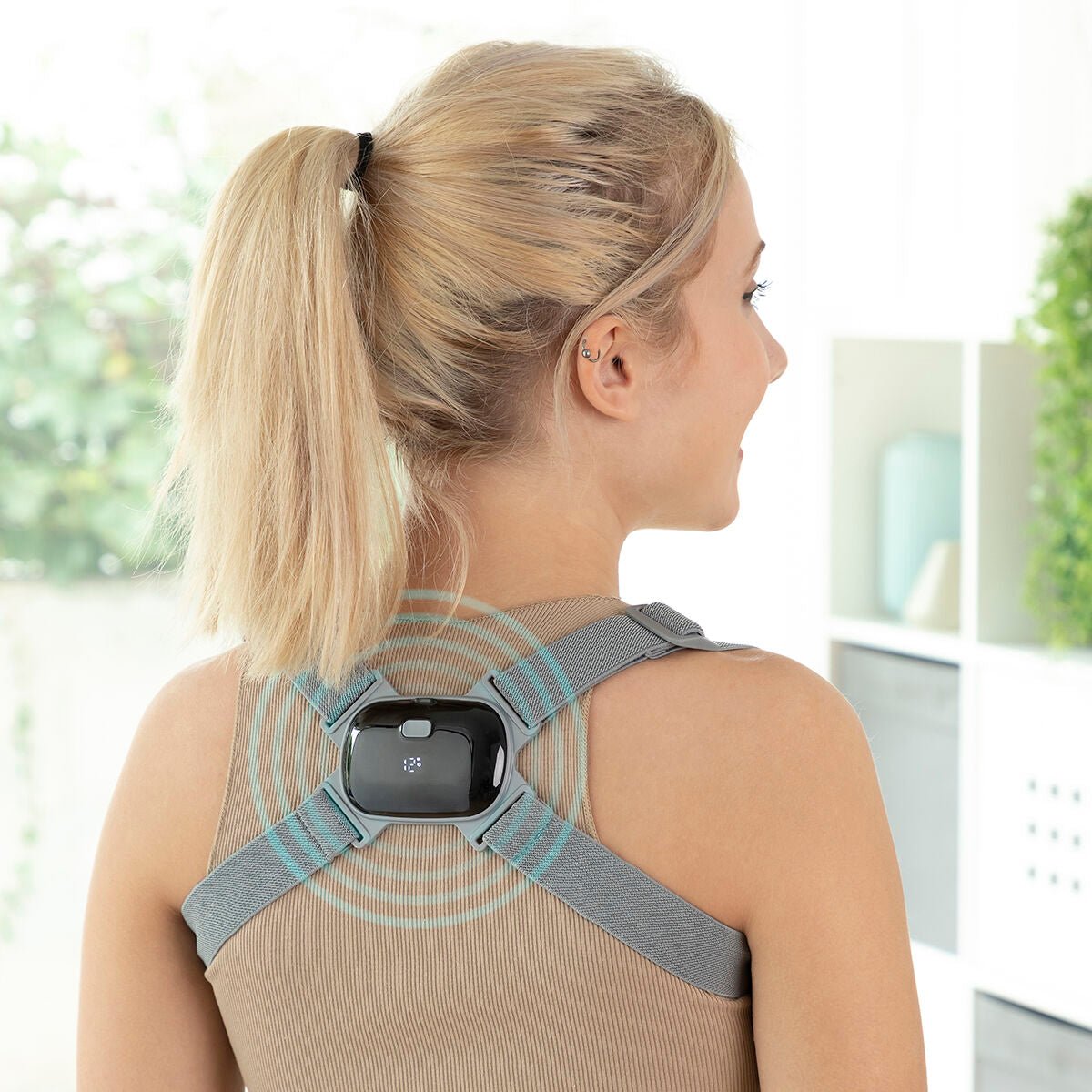 Intelligent Rechargeable Posture Trainer with Vibration Viback InnovaGoods - Aapon Mini Market Ltd