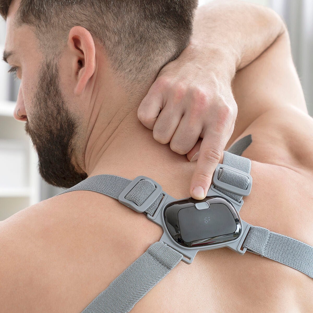 Intelligent Rechargeable Posture Trainer with Vibration Viback InnovaGoods - Aapon Mini Market Ltd